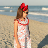 Red White Blue Floral Josie Dress