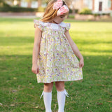 Bunny Toile Petal Dress