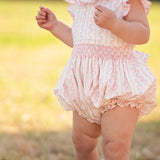 Pink Vine Smocked Bubble