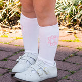 Monogrammed Knee Socks