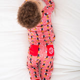 Mouse Fun Striped Knit Pajama Set