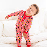 Mouse Fun Striped Knit Pajama Set