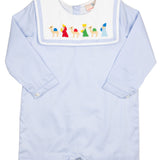 Wise Men Embroidered Shortall