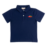 Custom Embroidery Navy Polo Shirt