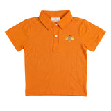 Custom Embroidery Orange Polo Shirt