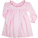 Ornaments Embroidered Bishop Dress
