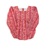 Persimmon Block Print Bubble- FINAL SALE