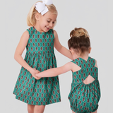 Blushing Leaves Block Print Bubble