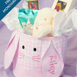 Pink Bunny Easter Basket