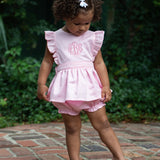 Pink Penny Bloomer Set