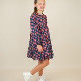 Poinsettia With Gold Lurex Dress