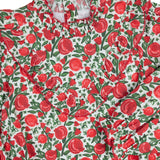 Pomegranate Party Ruffle Dress