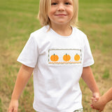 Pumpkin Smocked Plaid Shorts Set