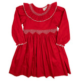 Red Smocked Dress