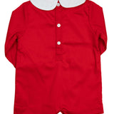 Red Smocked Shortall