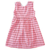 Pink Block Print Dress