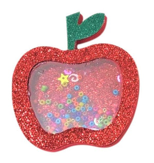 Red Apple Shaker Hair Clip