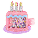 Birthday Cake Shaker Hair Clip