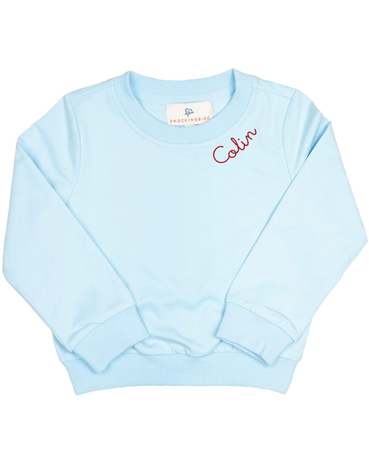 Crewneck Sweatshirt in Baby Blue