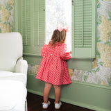 Ditsy Hearts Smocked Dress- FINAL SALE