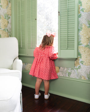 Ditsy Hearts Smocked Dress