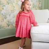 Ditsy Hearts Smocked Dress- FINAL SALE