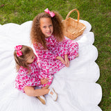 Love Me Knot Pink Bloomer Set- FINAL SALE