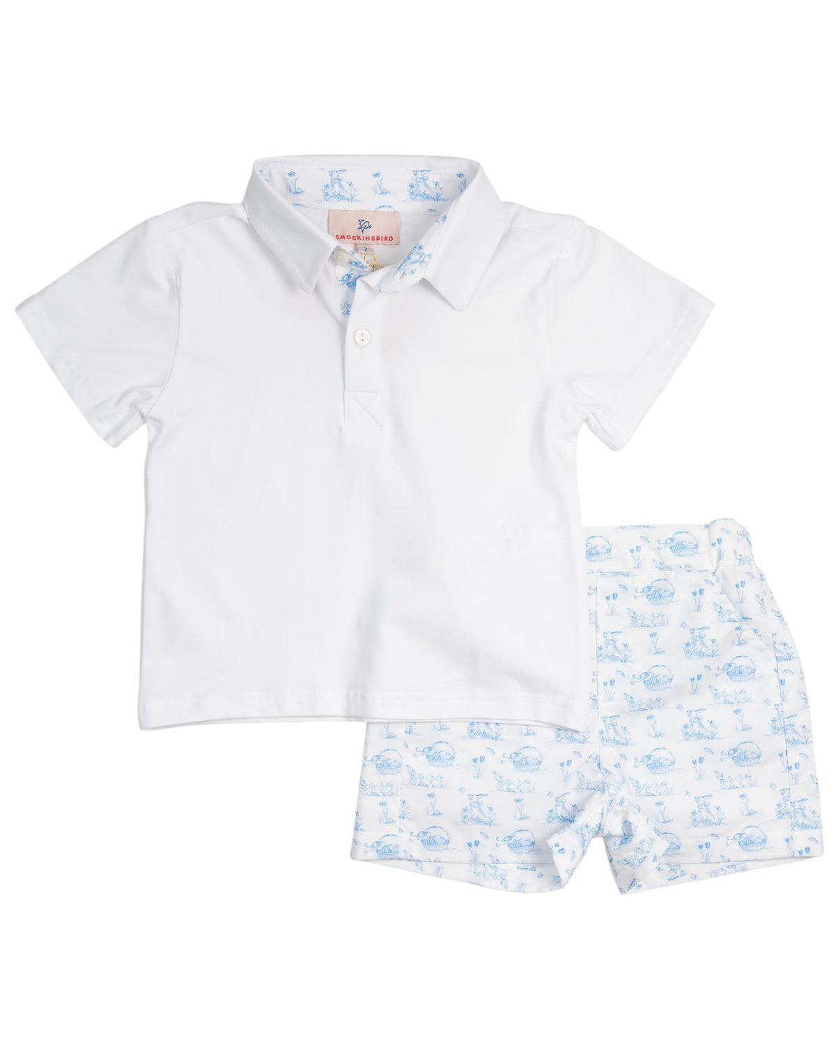 Bunny Toile Shorts Set