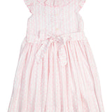 Pink Vine Smocked Dress