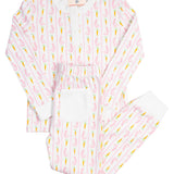 Pink Bunny Knit Pajamas