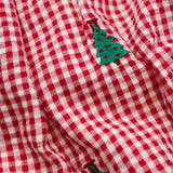 Christmas Trees Embroidered Bubble