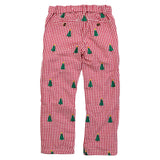 Christmas Trees Embroidered Pants