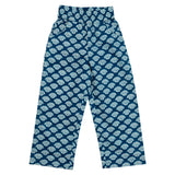 Mixed Blue Block Print Pant Set