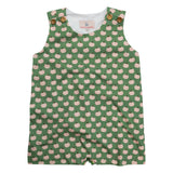 Sage Green Pumpkin Knit Shortall