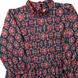 Winter Imari Block Print Dress