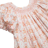 Gingerbread Smocked Dress