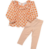 Scalloped Pumpkins Legging Set