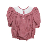 Candy Cane Smocked Bishop Bubble