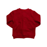 Hand Embroidered Red Cardigan