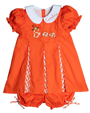 Boo Applique Bloomer Set