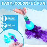 Bath Color Brush Kids Bath Bomb Set