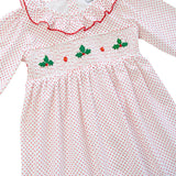 Hollyberries Smocked Polka Dot Knit Dress