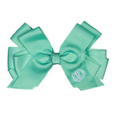 Monogrammed Hair Bow