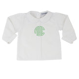 Girls Peter Pan Collar Long Sleeve Shirt