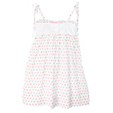 Strawberries Smocked Swiss Dot Dress
