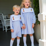 Thanksgiving Embroidered Dress