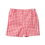 Red Checked Shorts