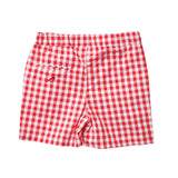 Red Checked Shorts