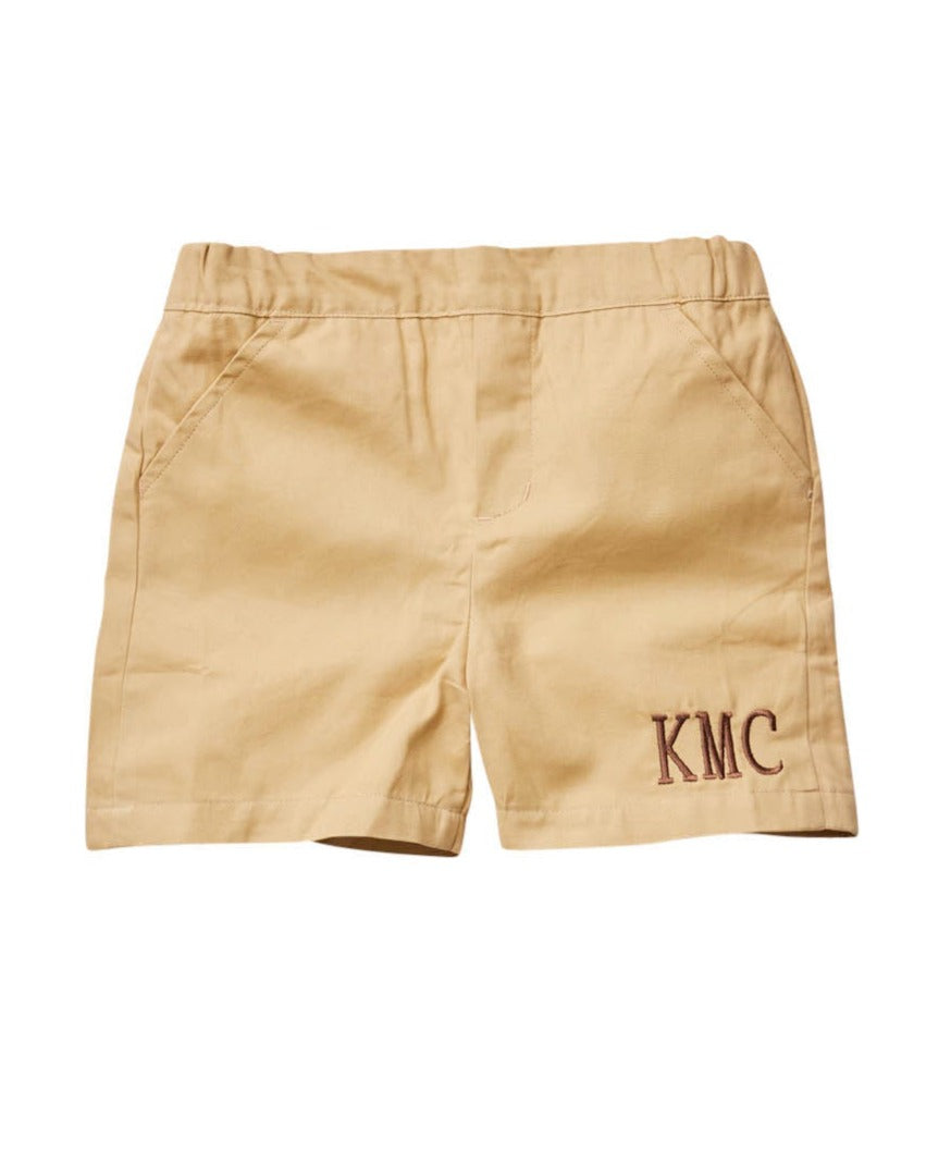 Khaki Twill Shorts-FINAL SALE