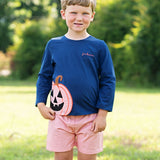 Jackolantern Applique Shorts Set